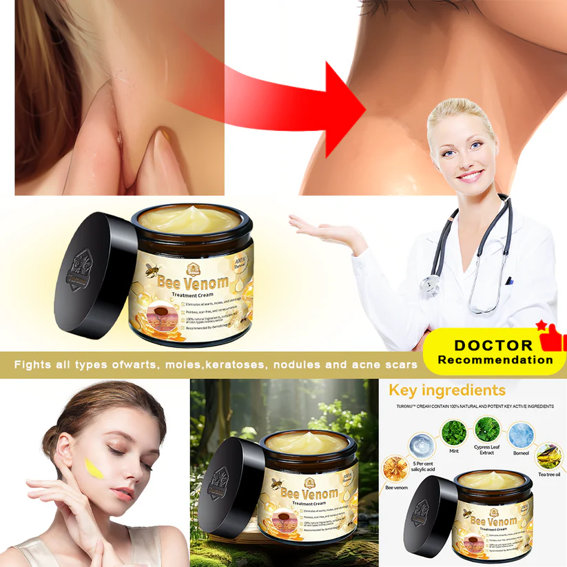 🌿🌿Turonu™ Bee Venom Skin Treatment Cream（✅DERMATOLOGIST RECOMMENDED）